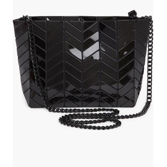 Patrizia Luca Chevron Convertible Clutch 10 x 7 x 3 - Picture 2 of 4